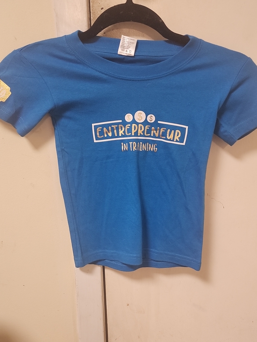 Handcrafted Entrepreneur In Training Graphic Tee - Blue